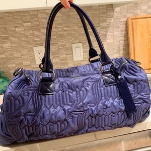 Juicy Couture Blue Duffel Bag